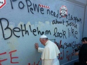 Pope Wall Palestine