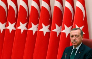 Turkey's Prime Minister Tayyip Erdogan chairs the annual meeting of the High Military Council in Ankara