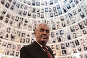 Czech President Milos Zeman in Yad Vashem